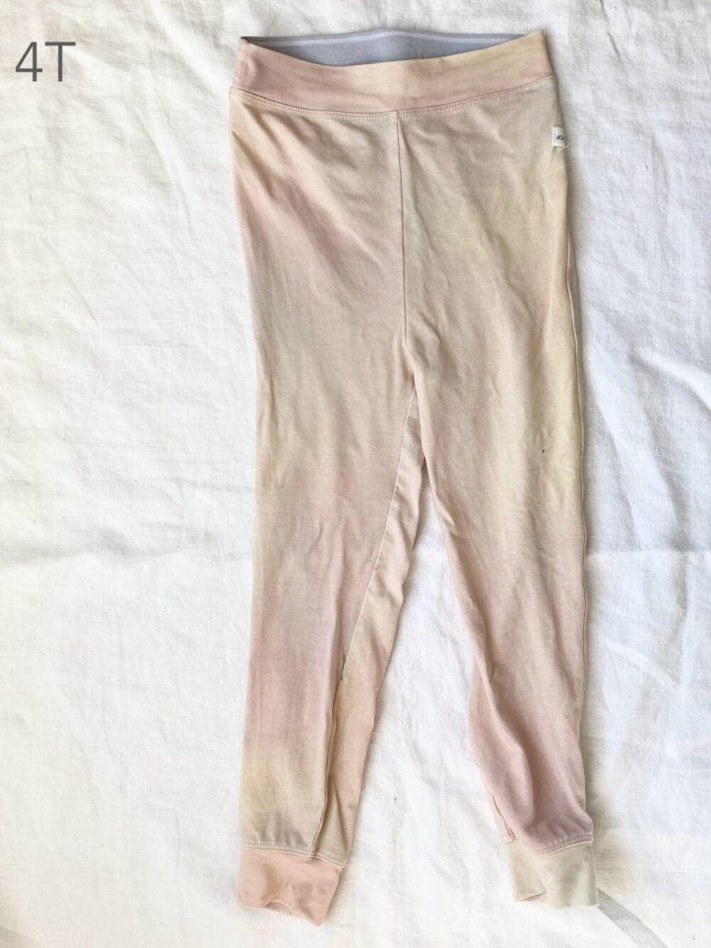(🎨$3 PLAY) Loulou Lollipop 4T Toddler Girl Tie Dye Pink Orange Leggings Spring